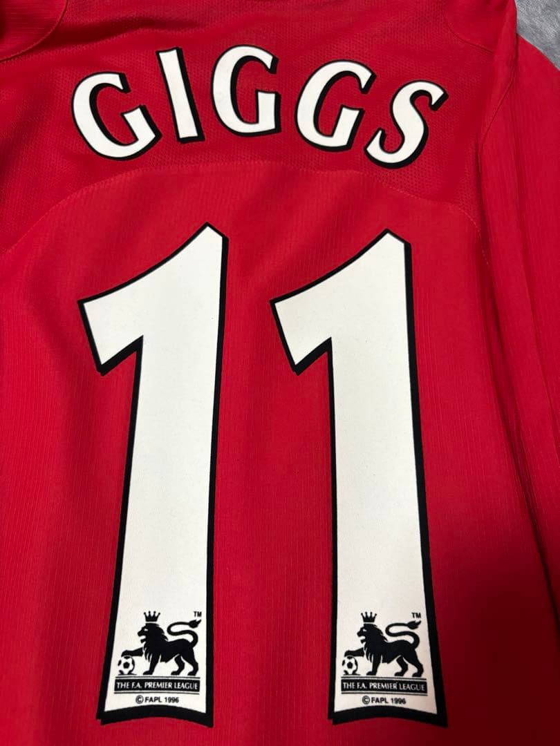 【未使用】マンチェスターU 04-05 ホーム 長袖 ギグス トータル90