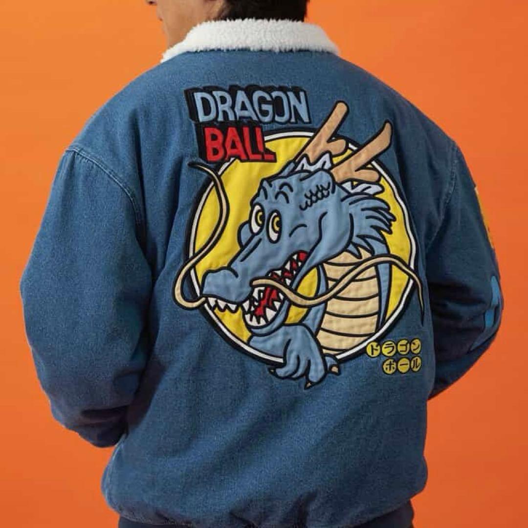 BREEZE ドラゴンボール コラボ デニム ボアジャケット