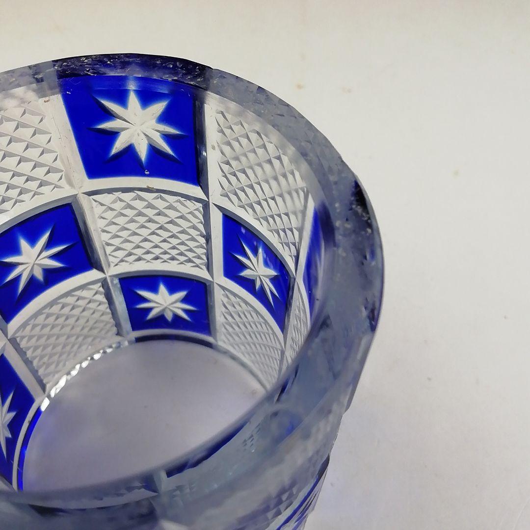 Ｗ１２６　蓋置　『義山　切子　蓋置』『星野工房 造』　共箱　茶道具