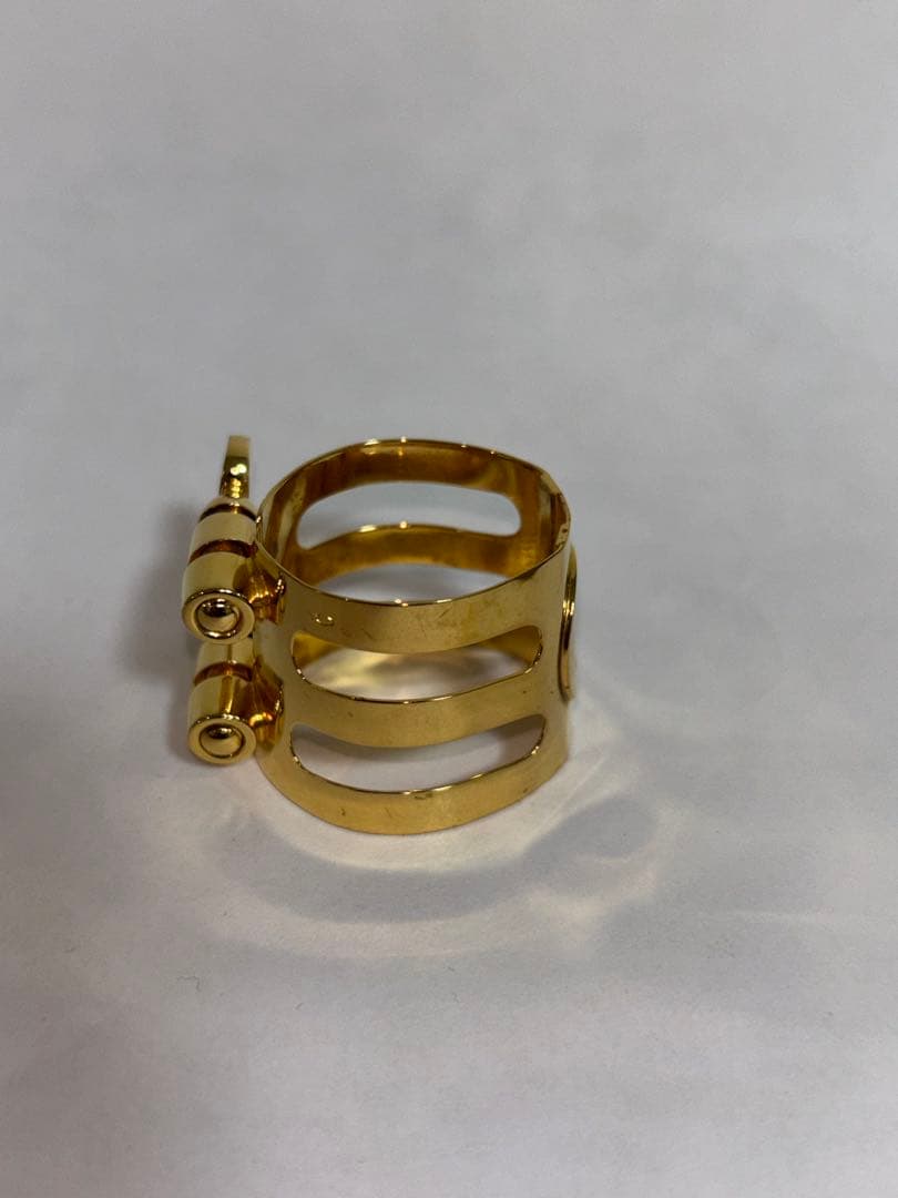 ウッドストーン クラリネット用 金メッキ逆締めリガチャー ケース欠品