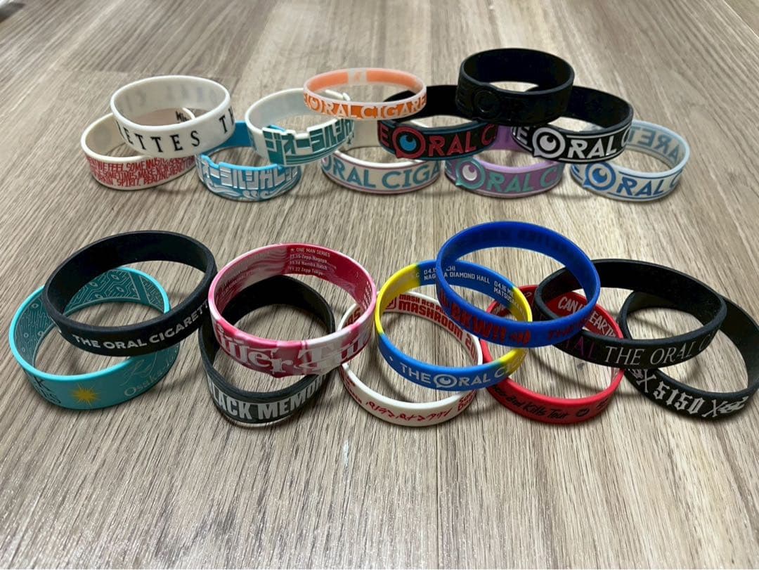 THE ORAL CIGARETTES ラバーバンドセット
