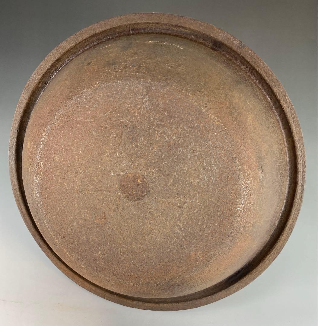 【茶道具】高橋敬典造　真形羽付亀甲文釜（共箱）