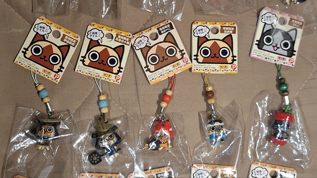 ご当地アイルー ご当地メラルー ストラップセット