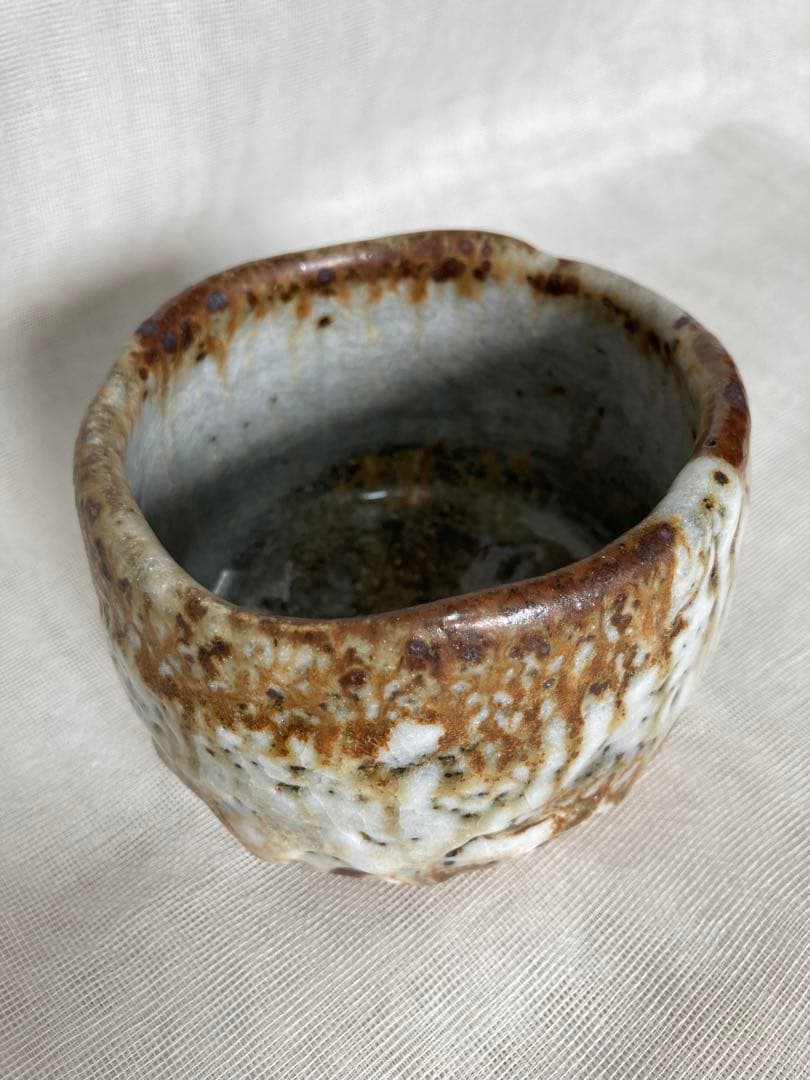 木戸貞昭／土灰志野茶碗／B33