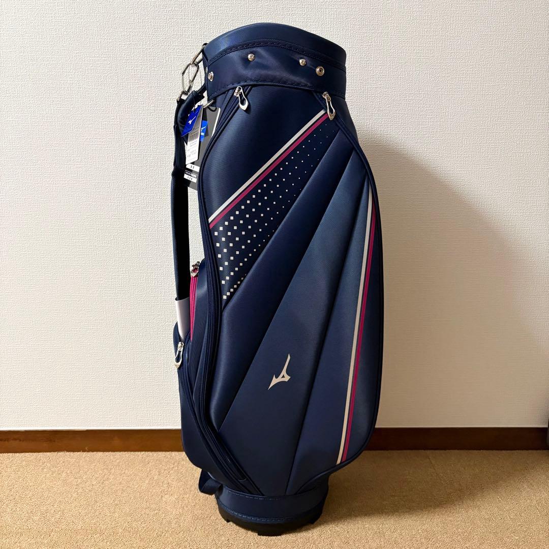 ミズノ キャディバッグ レディース ネイビー