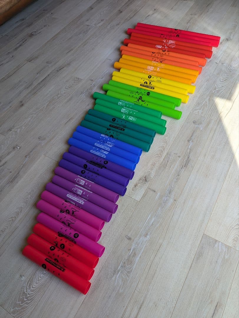 ドレミパイプ 39本 オクタベーター付 音楽 知育 リトミック ブームワッカー