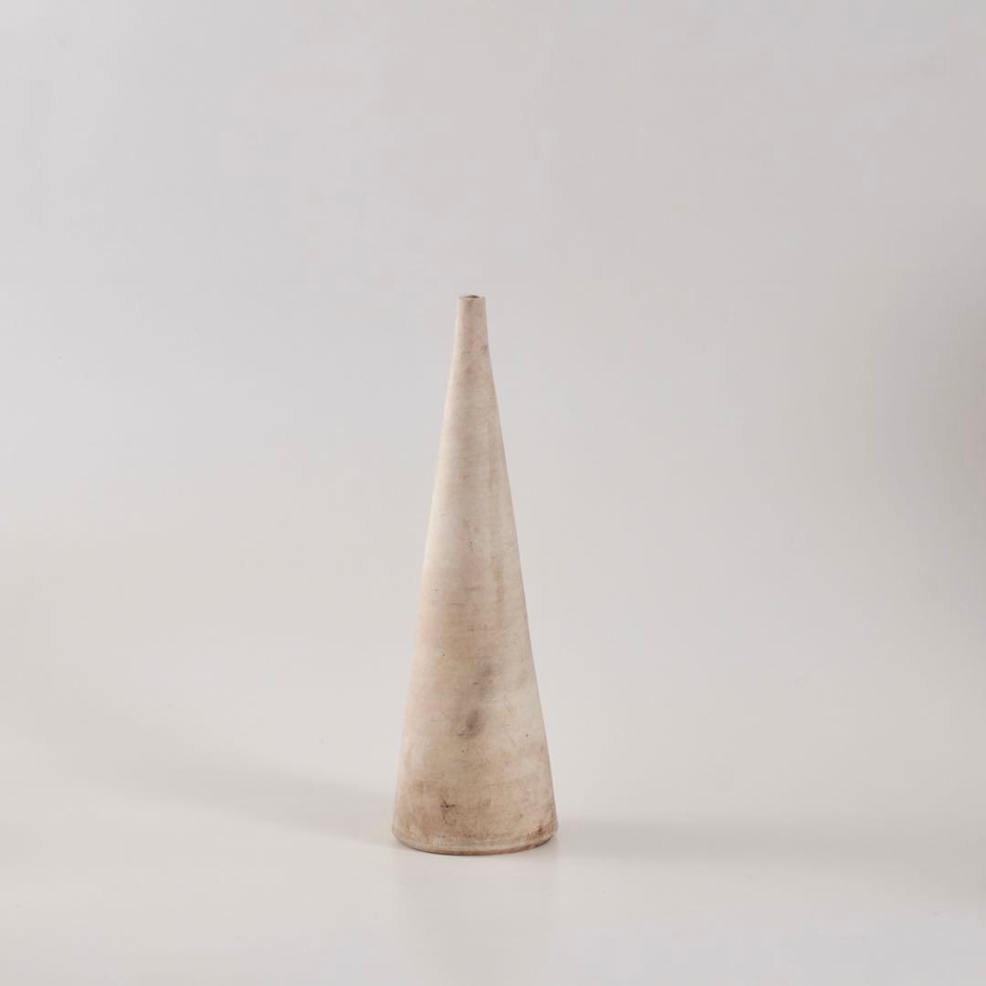 塔のような 陶立体 花器？ フラワーベース？ 古道具 アンティーク オブジェ