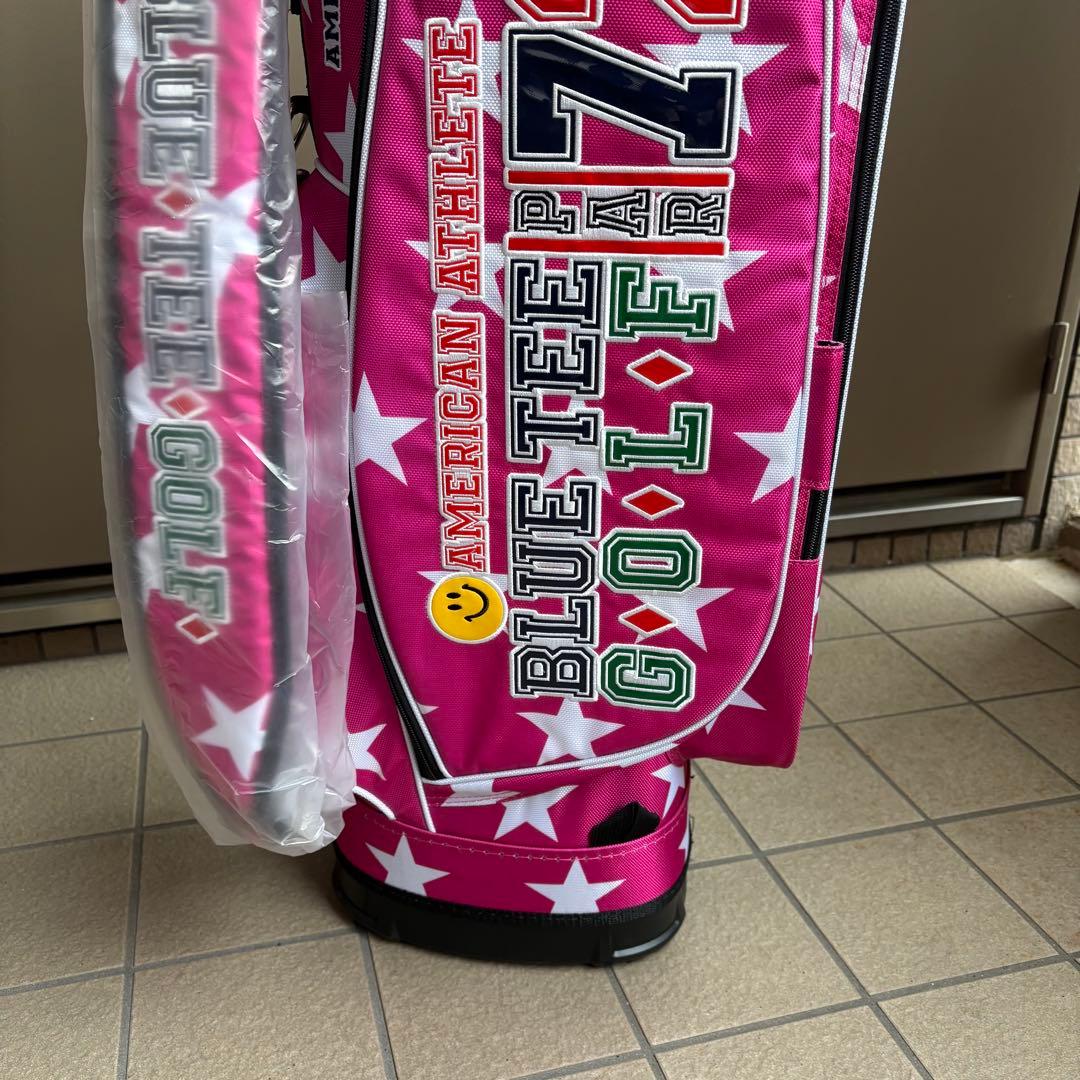 新品タグ付き‼️ブルーティーゴルフ　軽量キャディバッグ 女性　9型　キャディバック