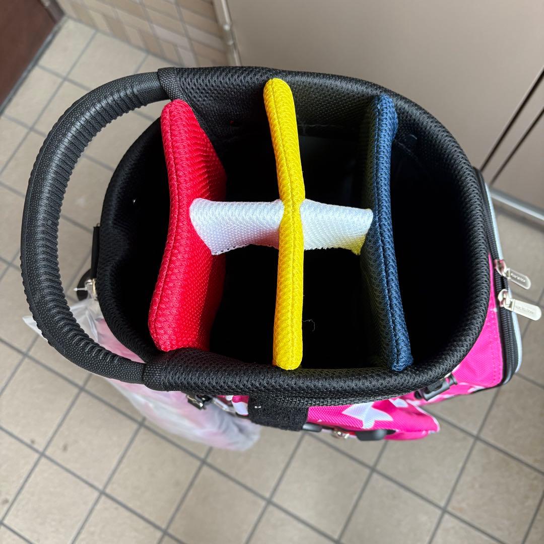 新品タグ付き‼️ブルーティーゴルフ　軽量キャディバッグ 女性　9型　キャディバック