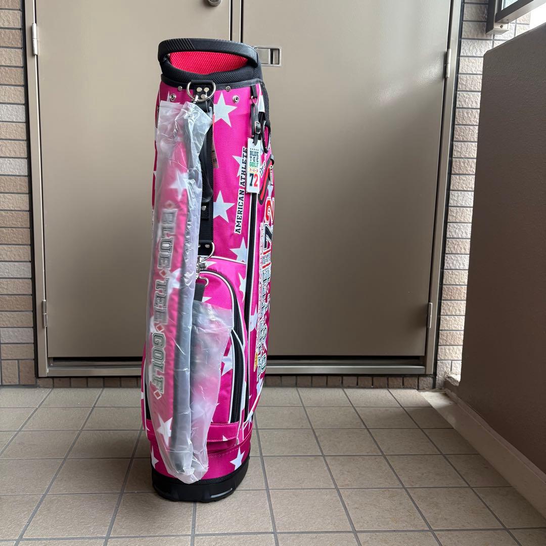 新品タグ付き‼️ブルーティーゴルフ　軽量キャディバッグ 女性　9型　キャディバック
