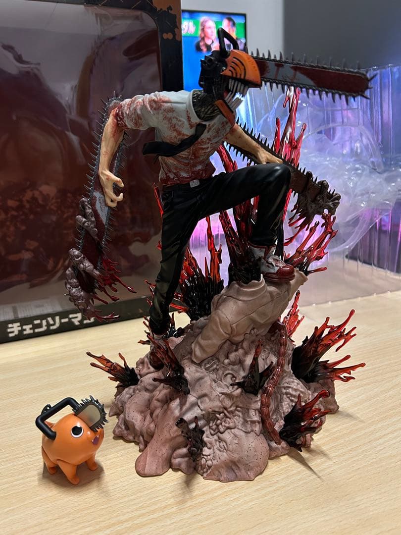 叶*多様 渋谷スクランブル チェンソーマン 1/7 スケール　フィギュア　開封済
