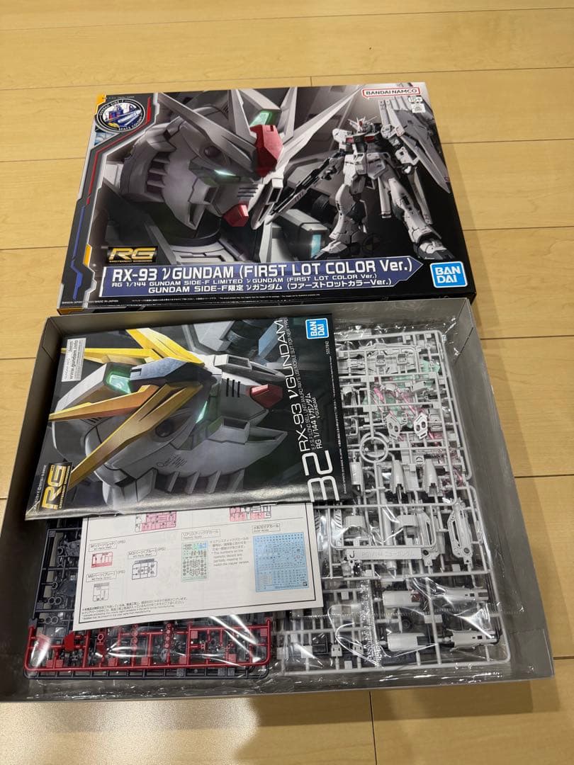 【未組立】RG 1/144 GUNDAM SIDE-F限定 νガンダム