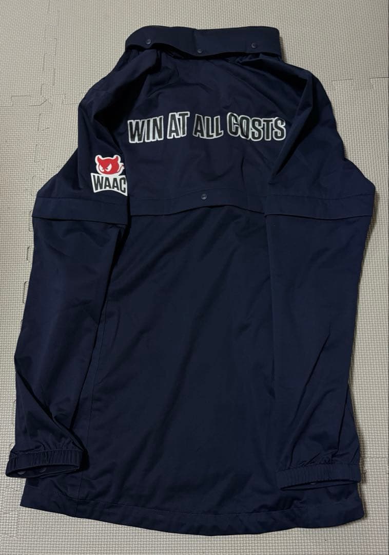 waac ナイロンジャケット　レイン　ブルゾン　ゴルフウェア　ワック　撥水