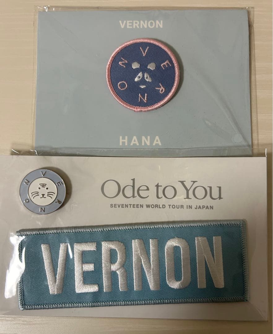 SEVENTEEN セブチ バーノン ワッペン セット 新品未開封