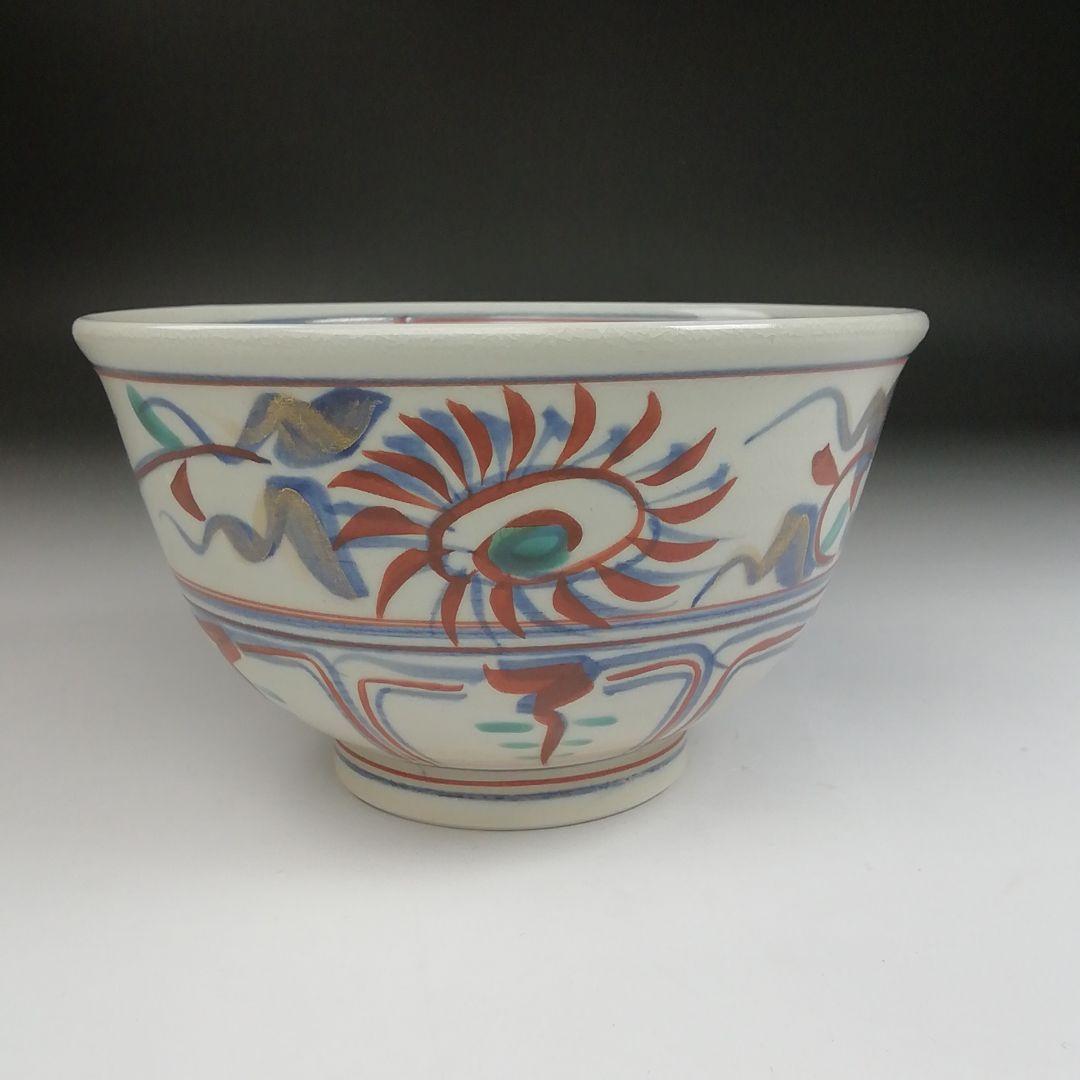 Ｔ３９　茶碗　『紅安南　茶碗』『宮川香せつ造』　共箱　抹茶碗　茶道具