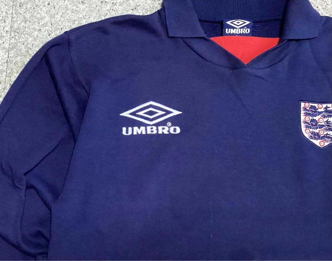 アンブロ　イングランド代表　ドリルトップ　スウェット　ユニフォーム
