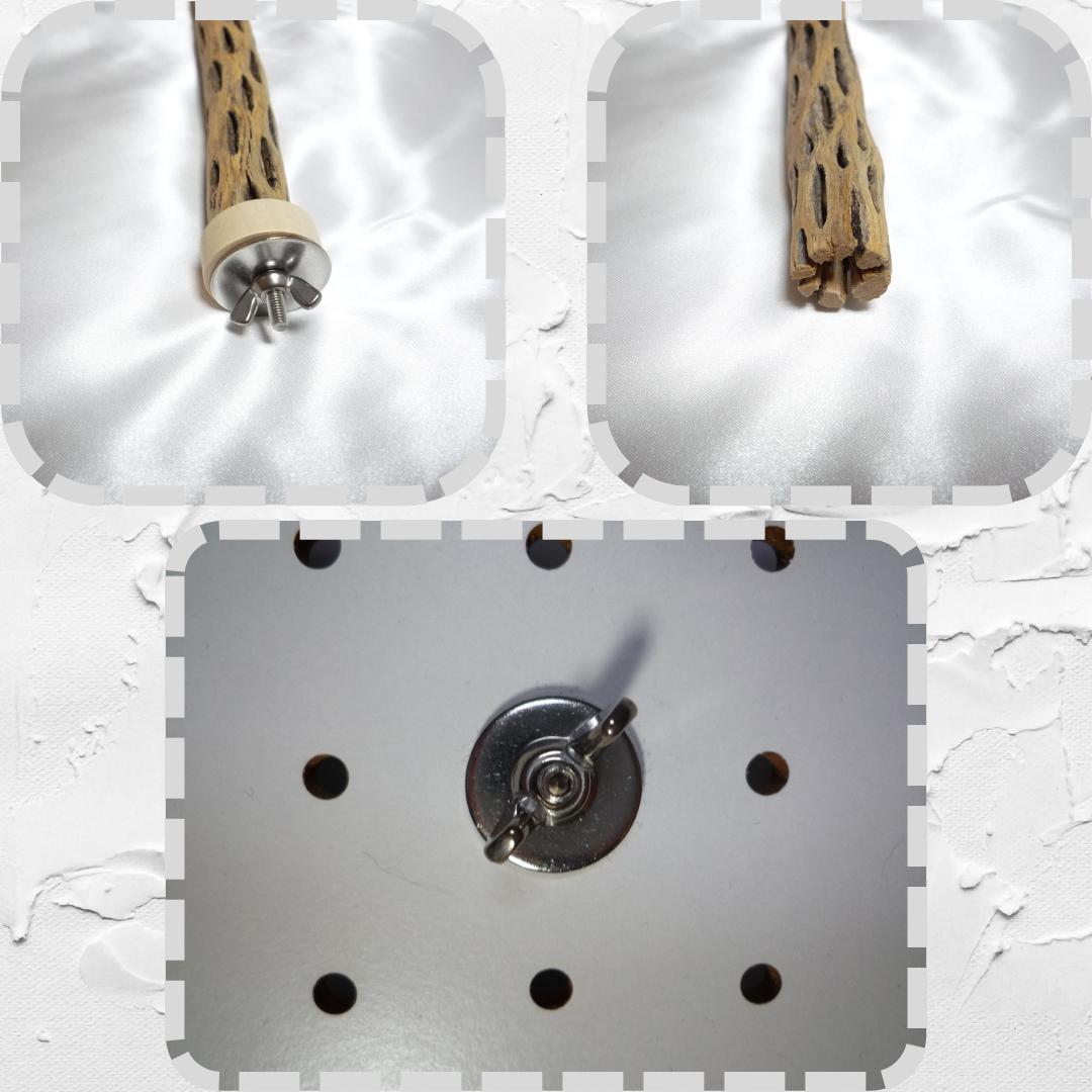 鳥用品　止まり木　カクタス　スケルトン　パーチ　太めNo.239