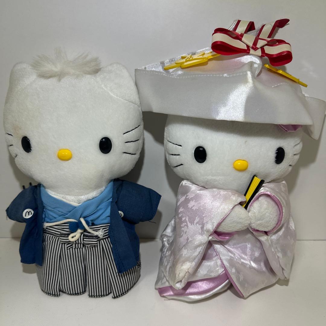 ハローキティ　ぬいぐるみ　8体セット　サンリオ　宇宙服　ドレス　和服　和装