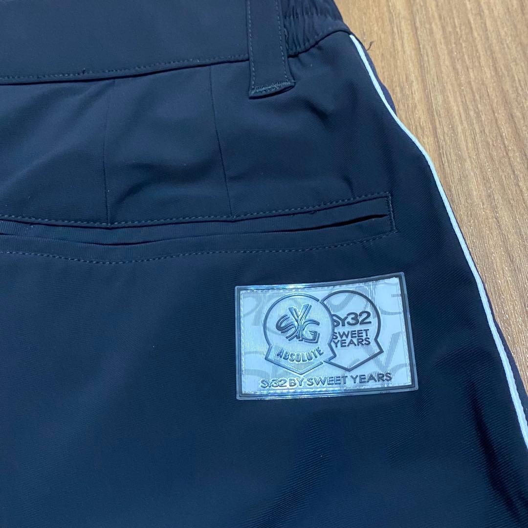 【SY32 SWEET YEARS】メンズ ストレッチパンツ XL ブラック