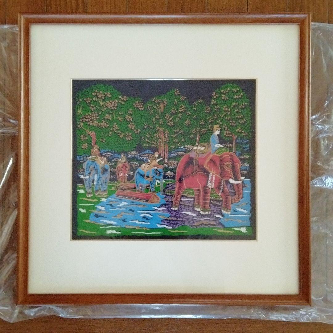 素晴らしいインド美術 【高級額装した印度絵画】 25000円で購入