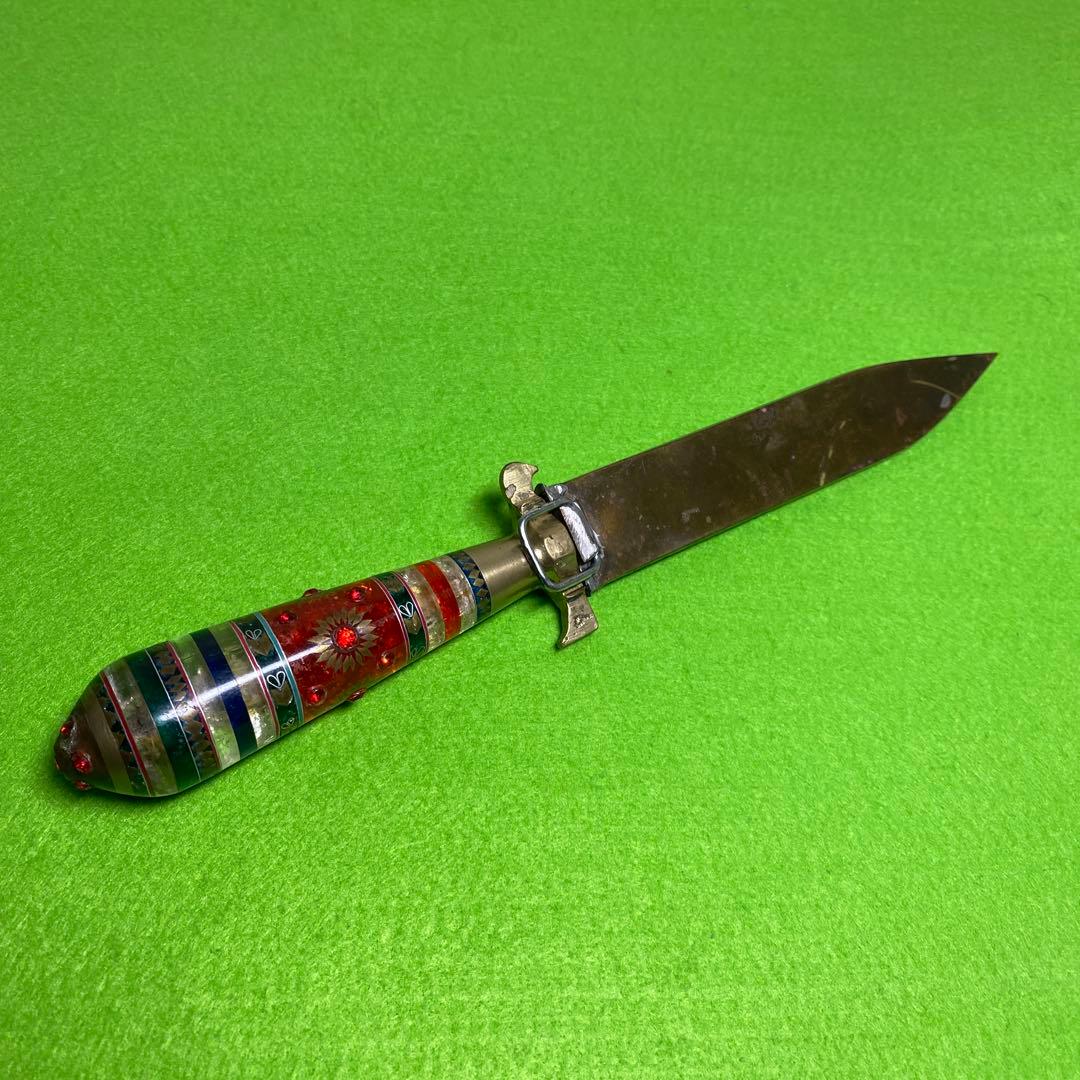 中央アジア ウズベキスタン サバイバルナイフ　ウイグルナイフ　腰刀　装飾　工芸品