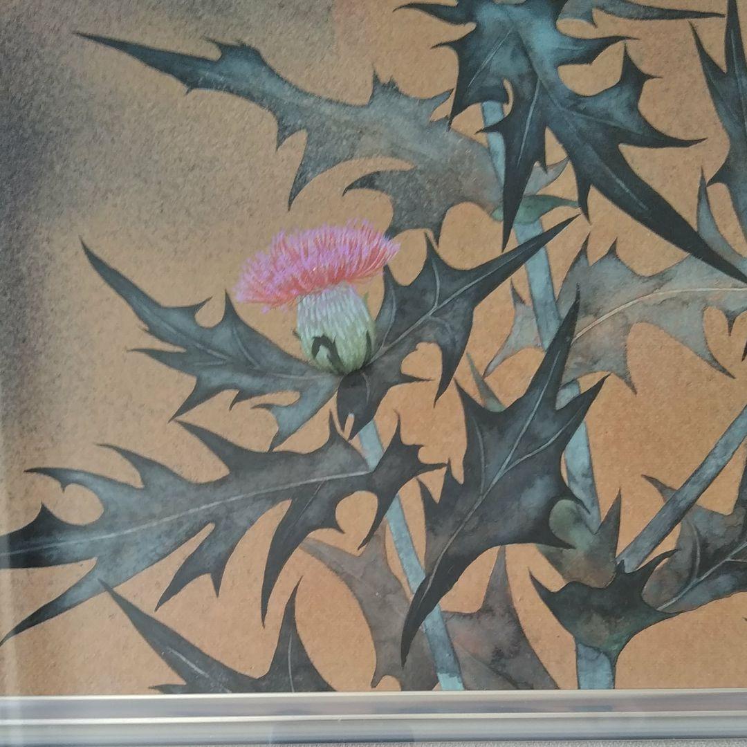 日本画　仲林敏次作　50号