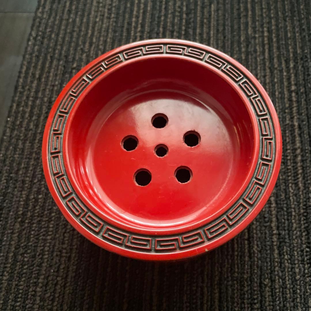 堆朱　漆器　仙台堆朱　茶びつセット