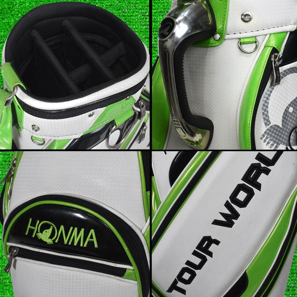 ＨＯＮＭＡ 本間ゴルフ キャディーバック９型【ホワイト】中古・訳あり品！