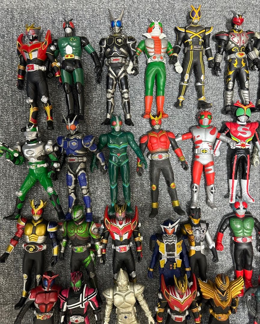 ★当時物 仮面ライダー フィギュア ソフビ レトロ バンダイ まとめ売り