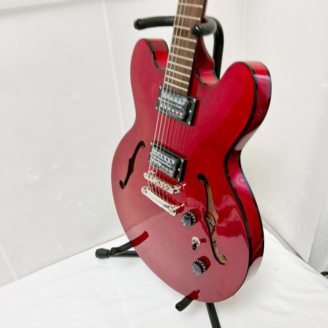 美品 Epiphone エピフォン Dot studio ドットスタジオ レッド