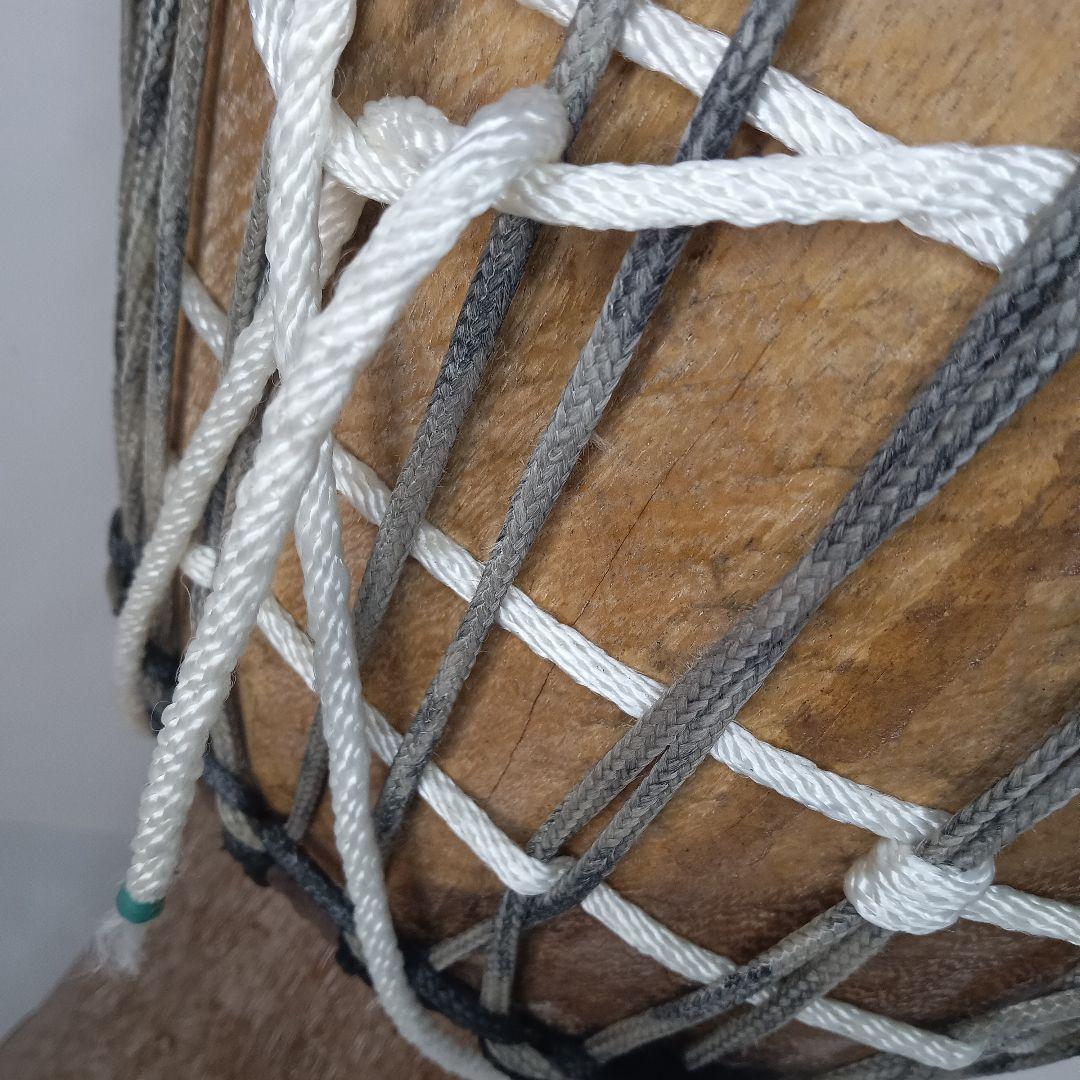 ニンバ ジャンベ 民族楽器大型 64㌢ 太鼓 打楽器 アフリカ民族楽器 木製