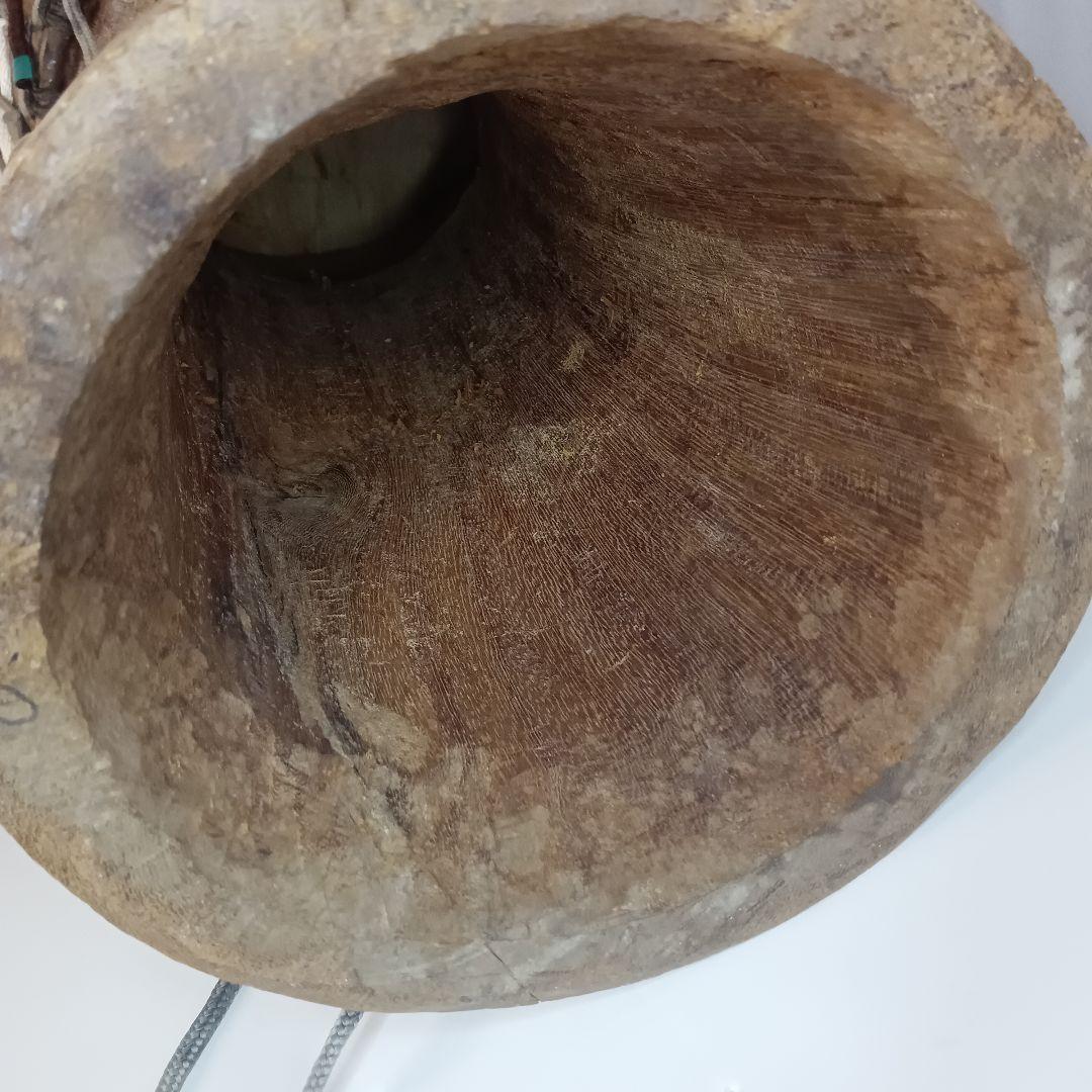 ニンバ ジャンベ 民族楽器大型 64㌢ 太鼓 打楽器 アフリカ民族楽器 木製