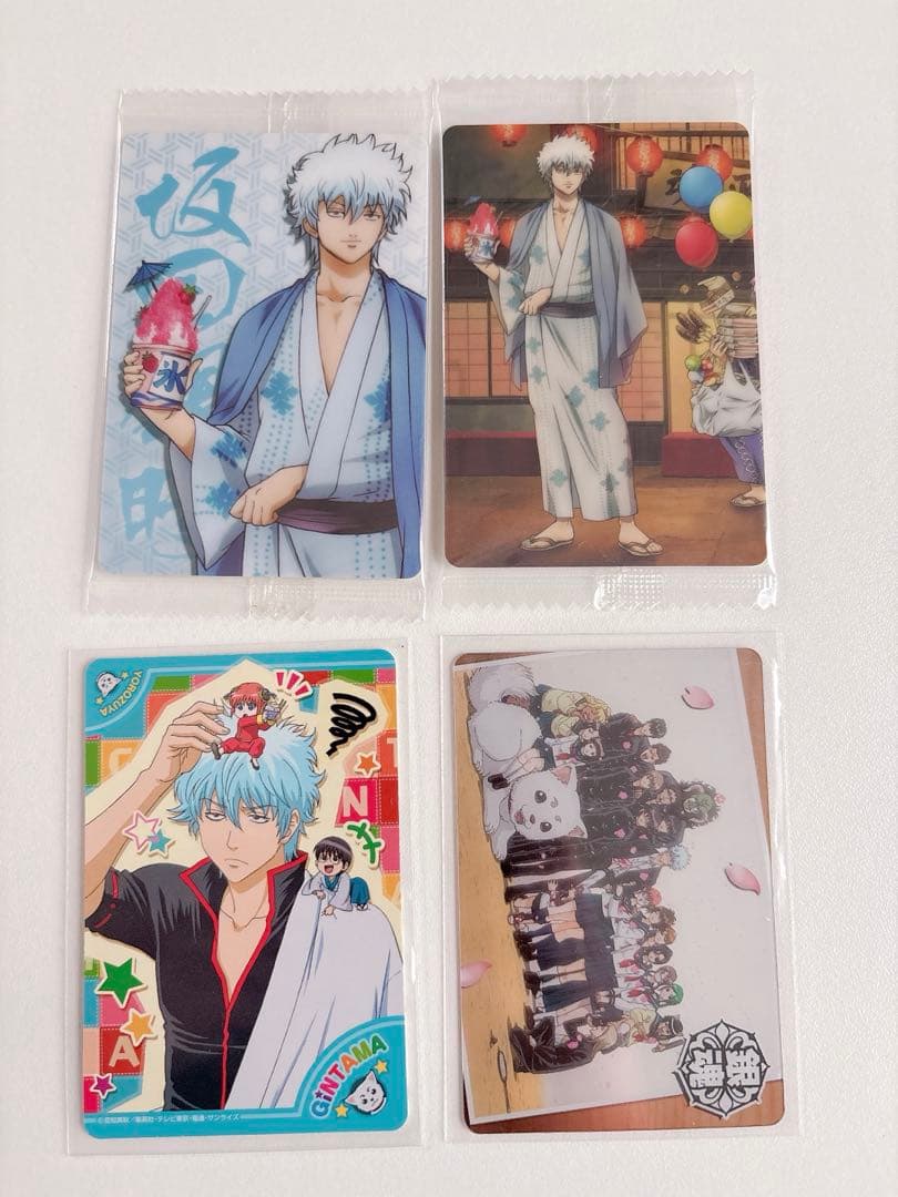 【銀さん尽くし】銀魂 坂田銀時 セット ポスター/未開封フィギュア/レアカード