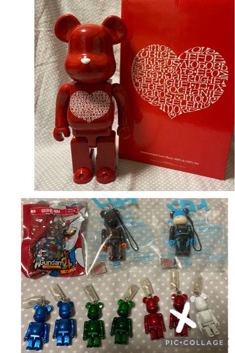 【極美品/希少/セット売り】400% ベアブリック　アレキサンダー・ジラルド