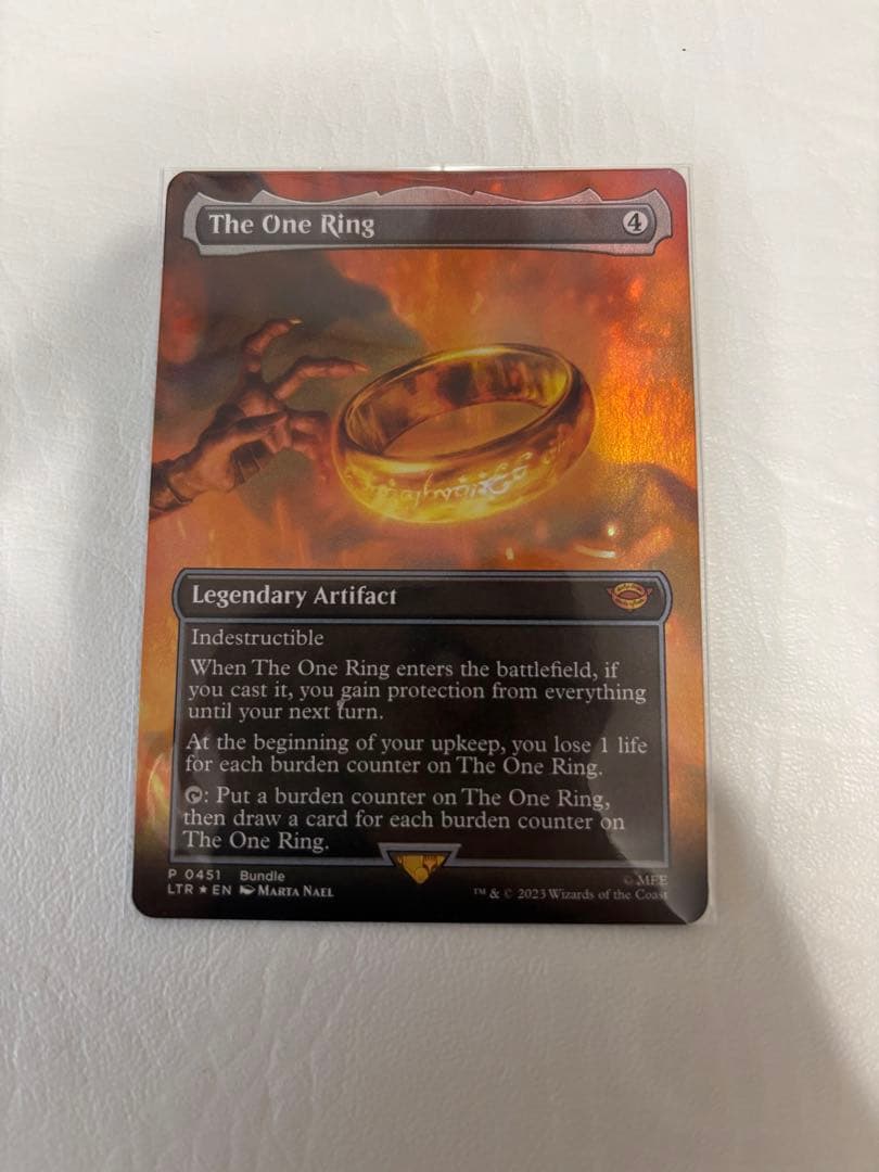 一つの指輪　フルアート　FOIL 英語