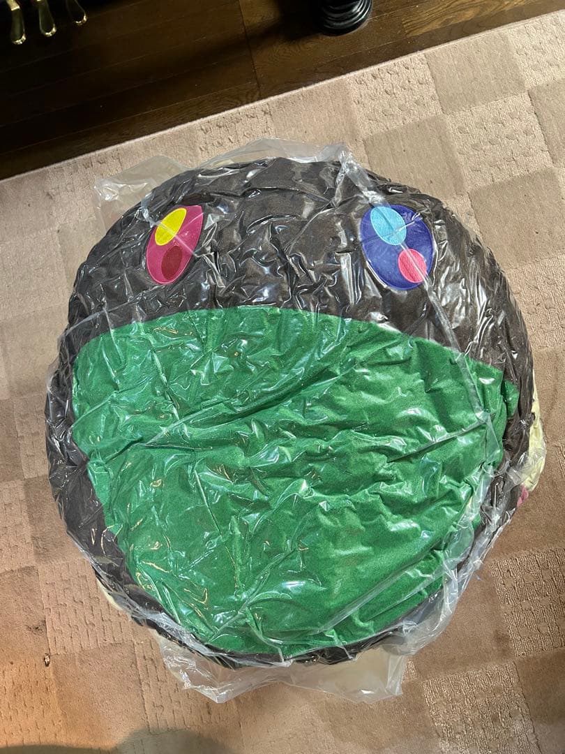 村上隆　2m 特大クッション　フラワー　ピンク×アイボリー　新品