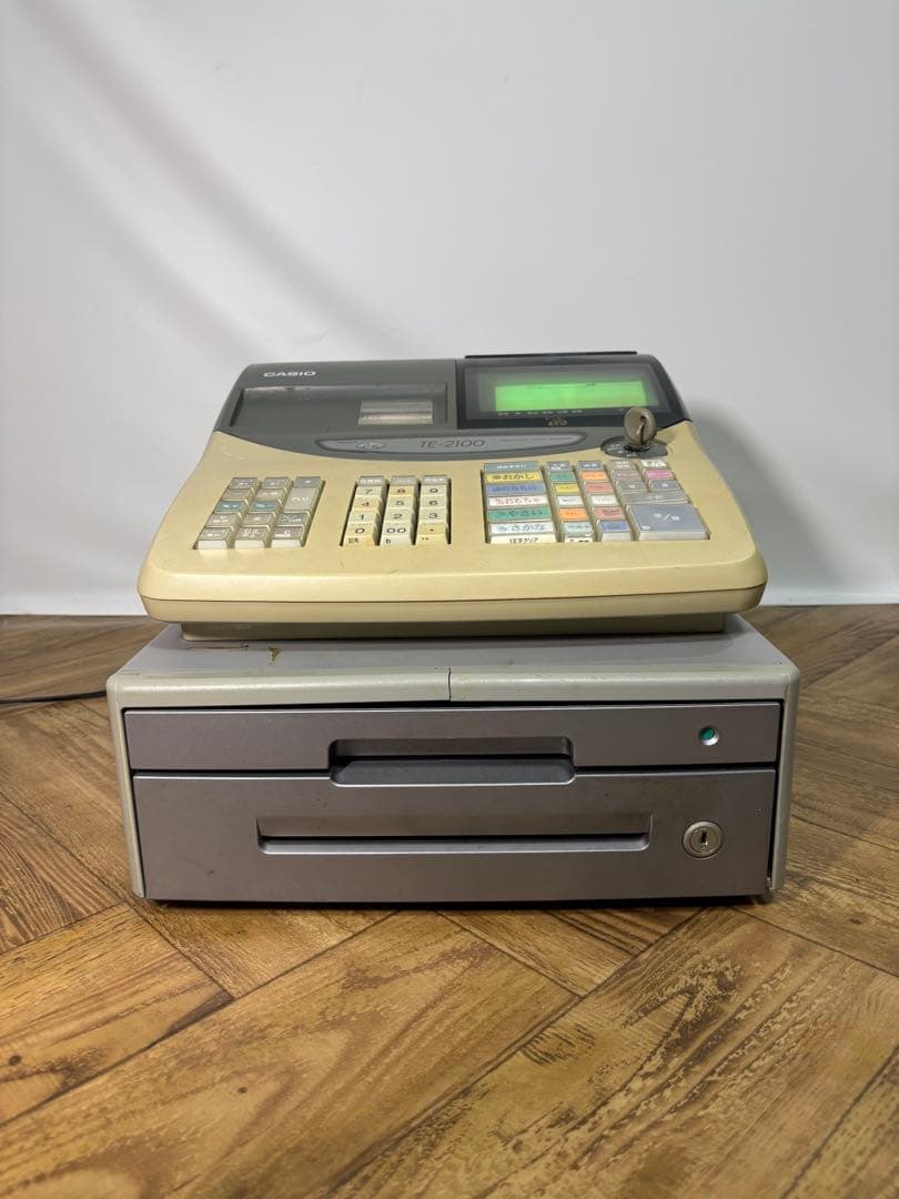 ◆通電OK◆CASIO カシオ レジスター TE-2100 店舗用品