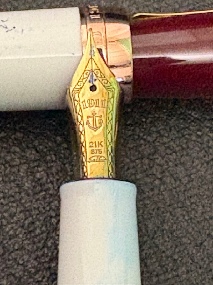 セーラー ファウンデッド 1911　ペン先21K 3本セット　ジャンク