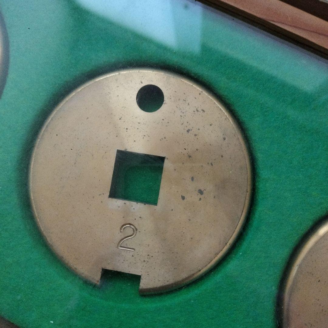 鉄道　通票　タブレット　4枚セット 額装品　鉄道コレクション