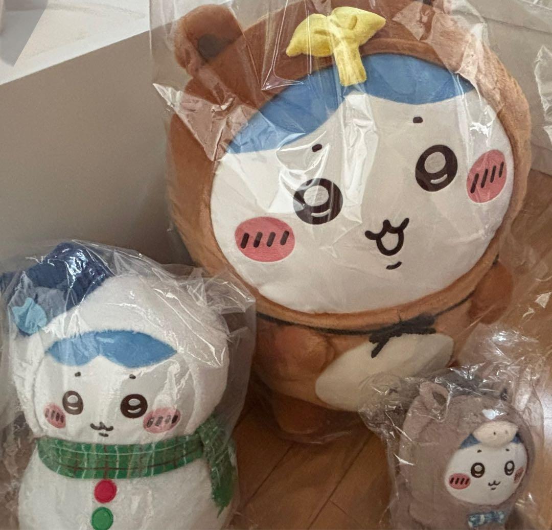ハチワレぬいぐるみ3点
