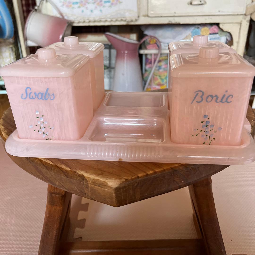 ☆希少☆ヴィンテージ☆ベビーナーサリージャーセット【ピンク】