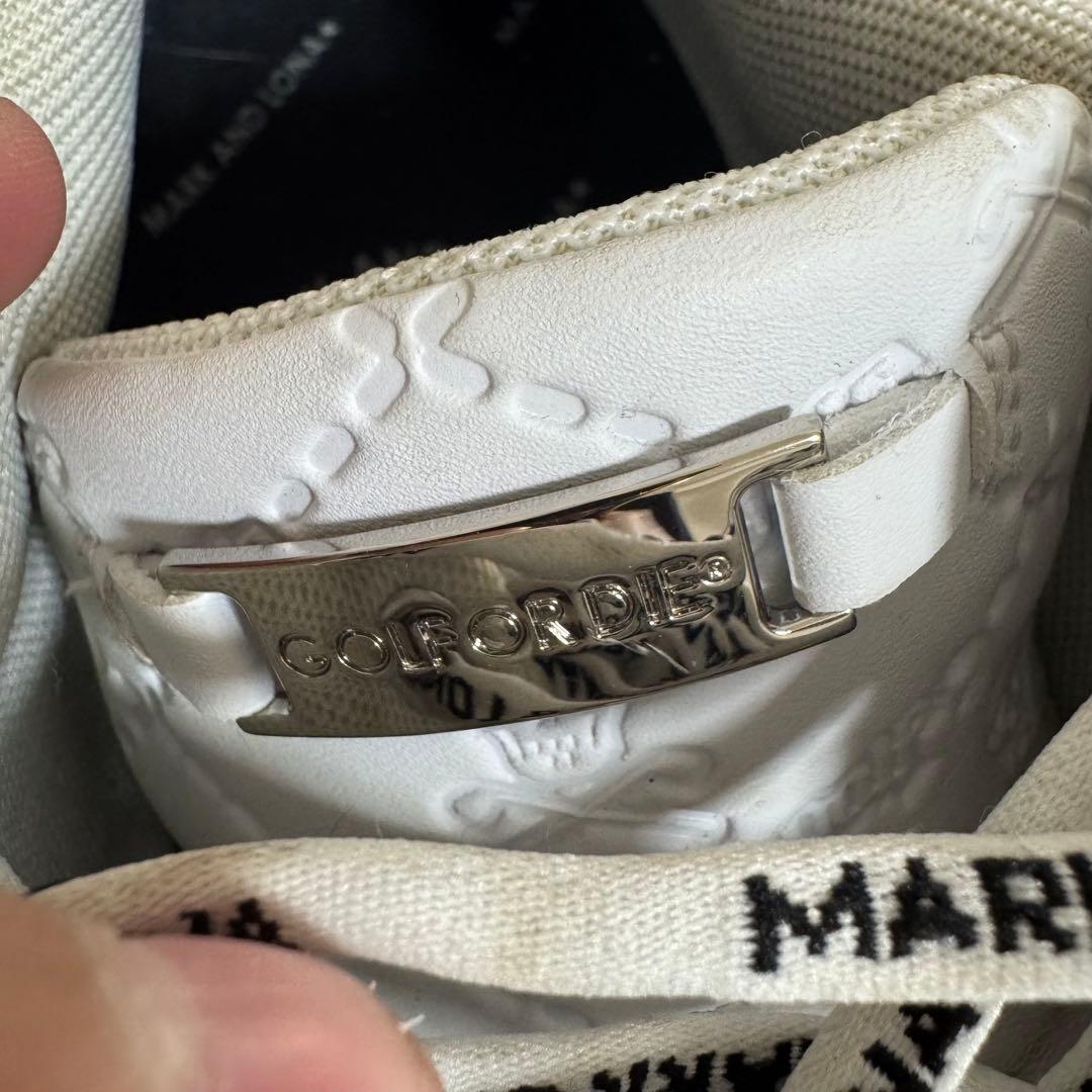 MARK ＆LONA ゴルフシューズ ホワイト スカル 27cm