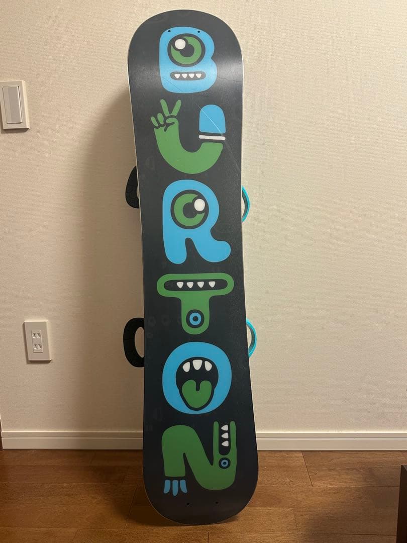 バートン　スノーボード板120、ビンディング