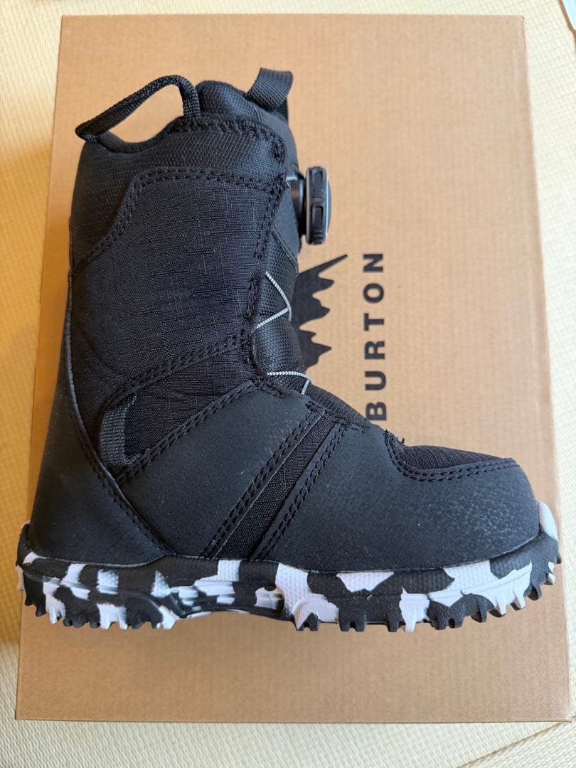 BURTON 子ども用スノーボードブーツ ボアシステム ブラック