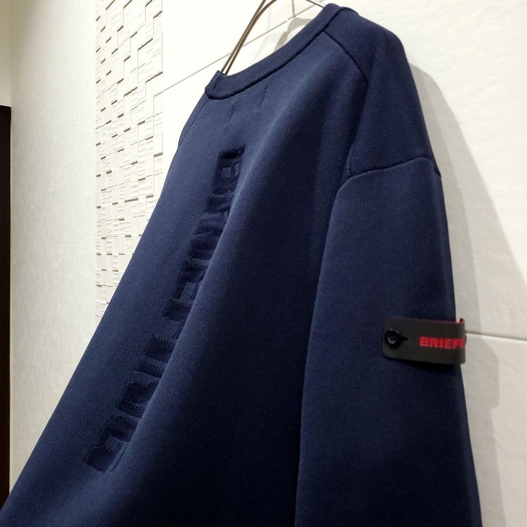 【美品】BRIEFING Mens WR CREW NECK Knit