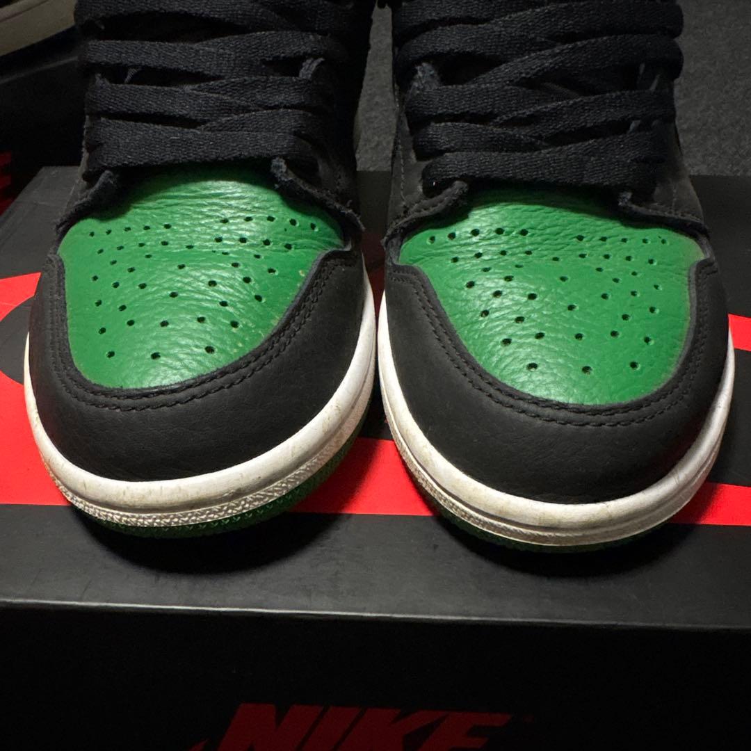 シューズ(男性用) AJ1 Retro High OG \"Black/Pine Green\"