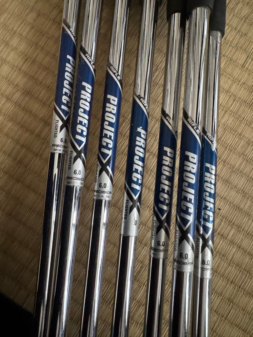 キャロウェイXフォージド 4-PW 7本セット プロジェクトXライフル6.0