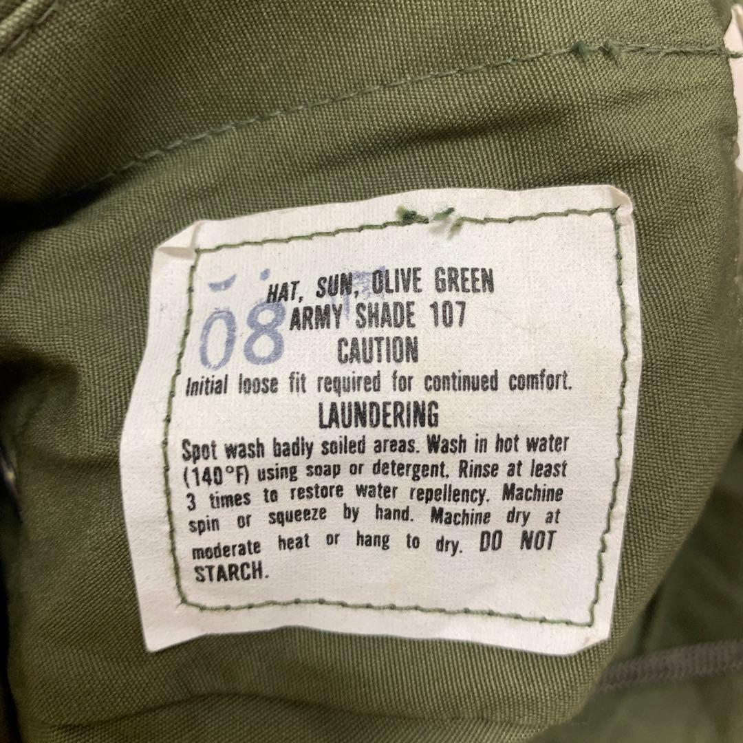 アメリカ軍　実物　米軍　ブーニーハット　ジャングルファティーグ　M-65 帽子