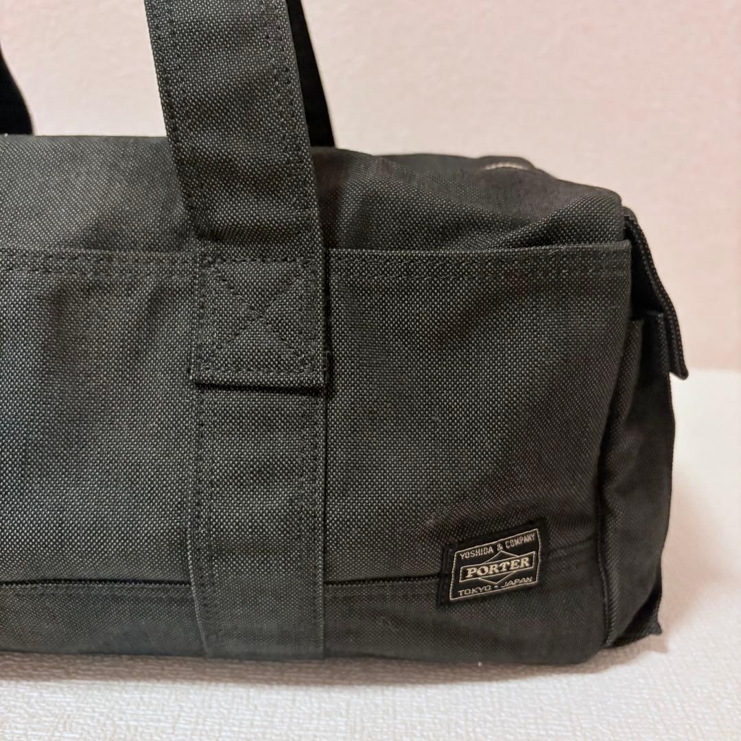 【美品】PORTER キャンバス ボストンバッグ スモーキー