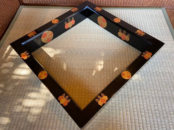 茶道具　久世宗春作　高台寺蒔絵炉縁　共箱　M128